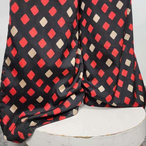 Venus Red & Black Wide Leg Jumpsuit Size M - Picture 13 of 16